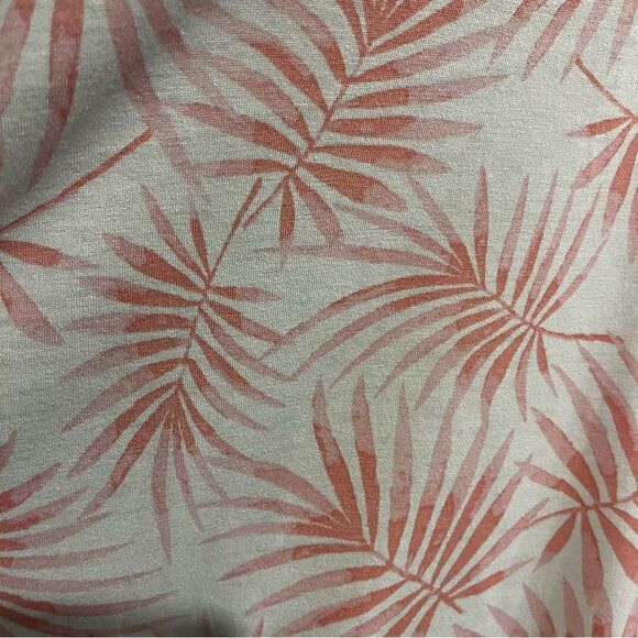 LuLaRoe perfect tee pink leaves loose fit short sleeve shirt - Picture 5 of 12